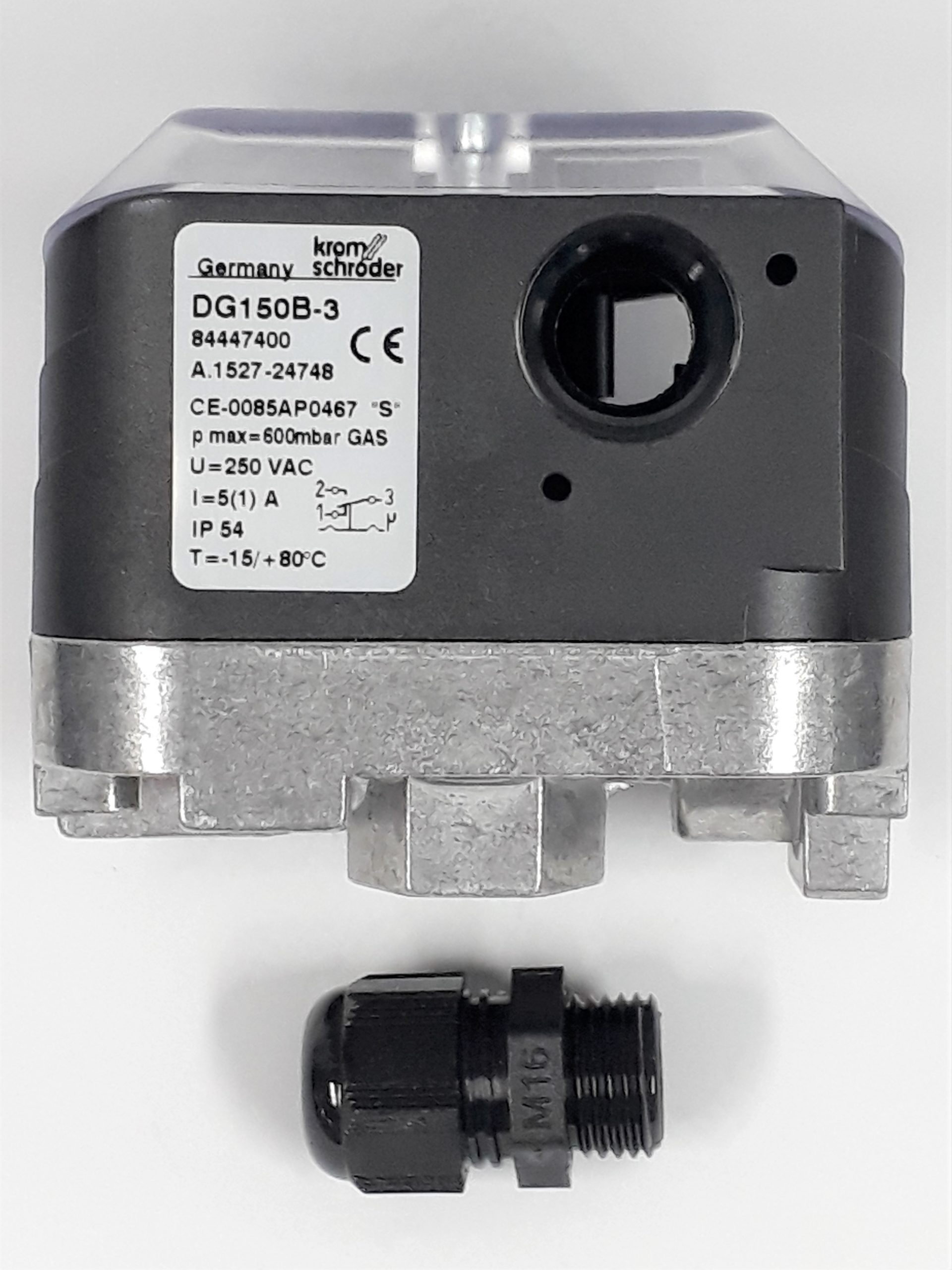 Part No: KS-84447400, Krom Schroder Pressure Switch for gas/air 